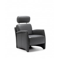 FAUTEUIL ZITA EN CUIR